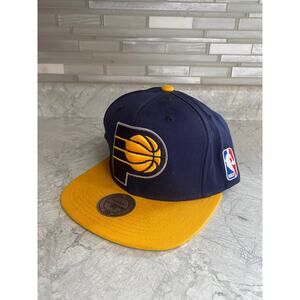 Indiana Pacers Mitchell & Ness NBA Basketball Snapback Hat